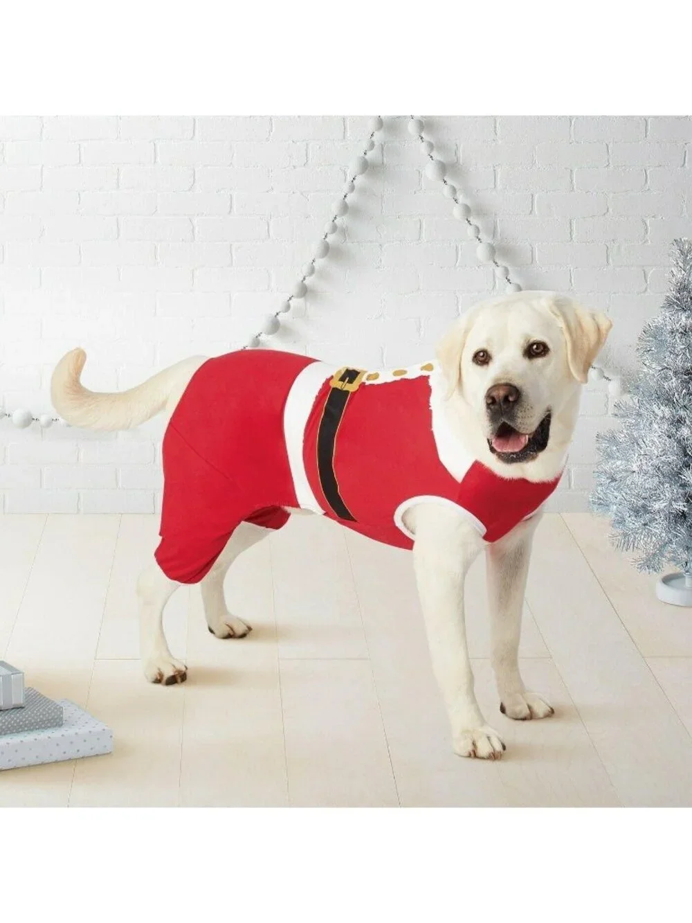 Wondershop Pet Santa Claus Christmas Holiday Pajamas Red PJS Dog Size Medium
